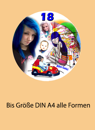 DIN A4-Tortenbilder